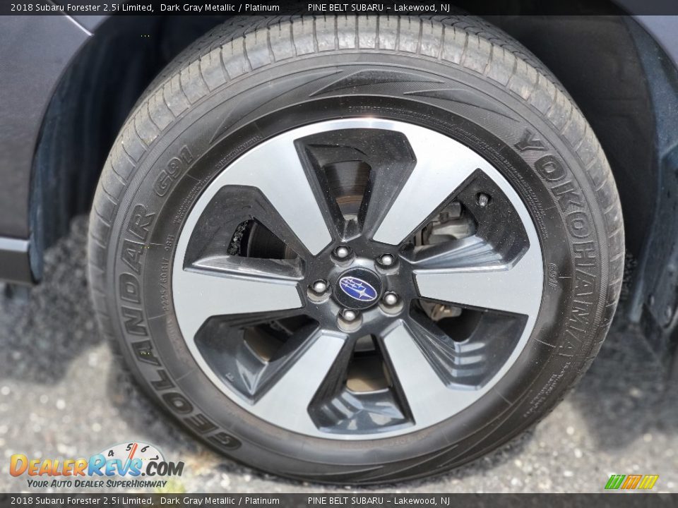 2018 Subaru Forester 2.5i Limited Dark Gray Metallic / Platinum Photo #35