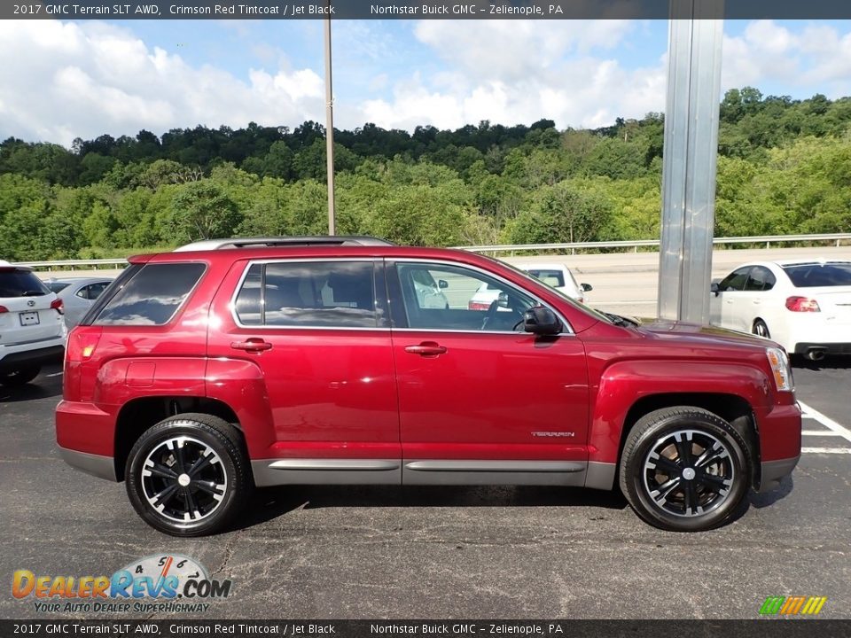 2017 GMC Terrain SLT AWD Crimson Red Tintcoat / Jet Black Photo #5