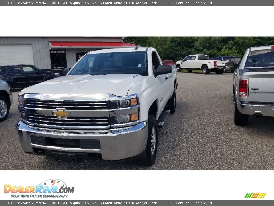 2016 Chevrolet Silverado 2500HD WT Regular Cab 4x4 Summit White / Dark Ash/Jet Black Photo #3