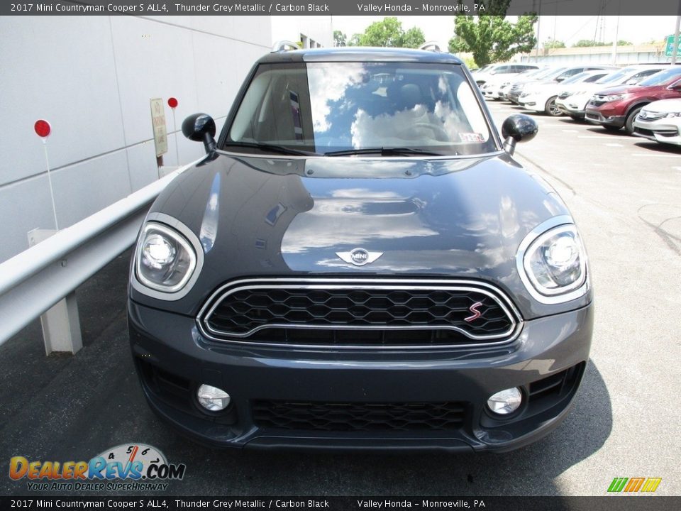 2017 Mini Countryman Cooper S ALL4 Thunder Grey Metallic / Carbon Black Photo #7