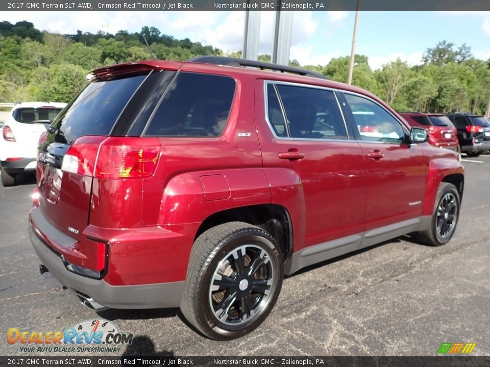 2017 GMC Terrain SLT AWD Crimson Red Tintcoat / Jet Black Photo #8