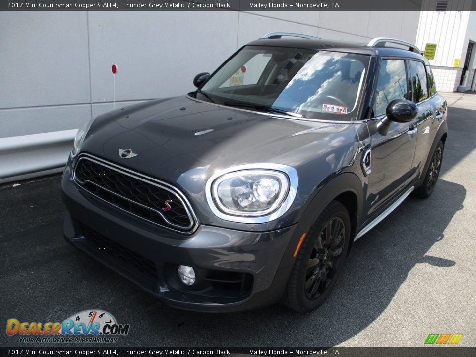 2017 Mini Countryman Cooper S ALL4 Thunder Grey Metallic / Carbon Black Photo #8