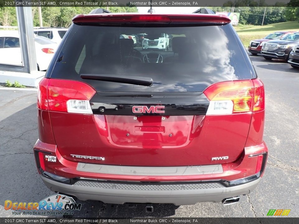 2017 GMC Terrain SLT AWD Crimson Red Tintcoat / Jet Black Photo #9