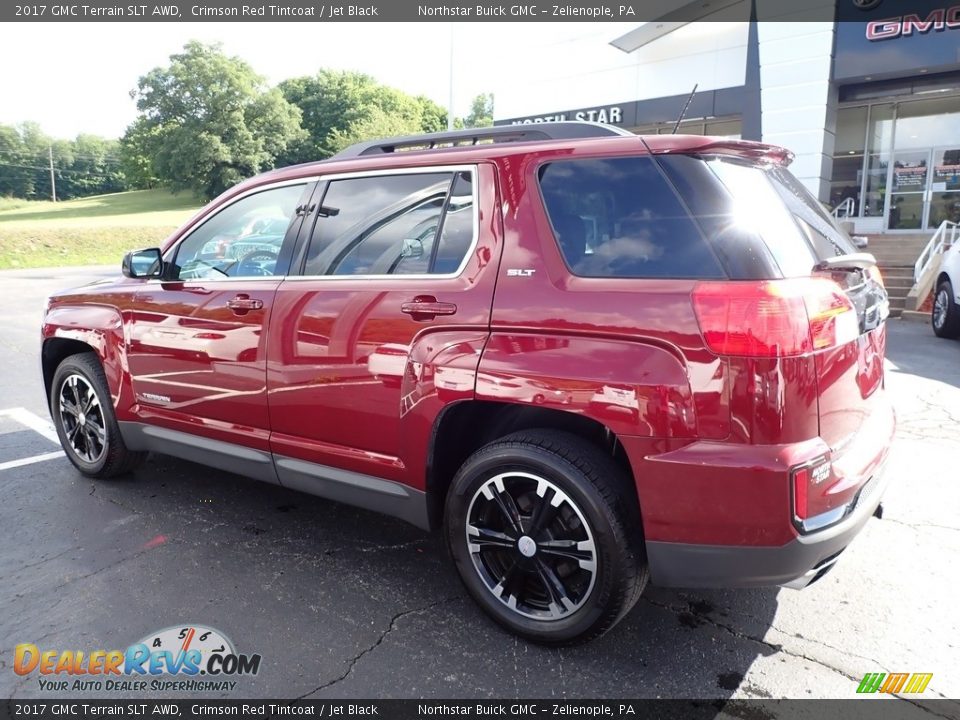 2017 GMC Terrain SLT AWD Crimson Red Tintcoat / Jet Black Photo #12