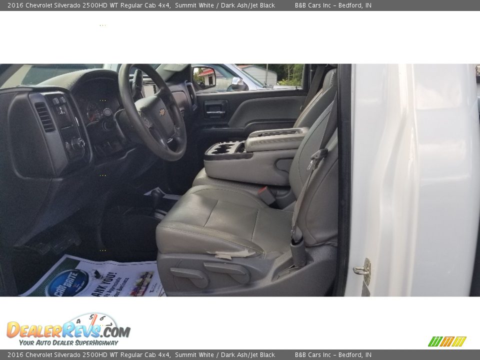 Front Seat of 2016 Chevrolet Silverado 2500HD WT Regular Cab 4x4 Photo #12