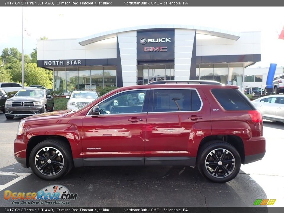 2017 GMC Terrain SLT AWD Crimson Red Tintcoat / Jet Black Photo #13