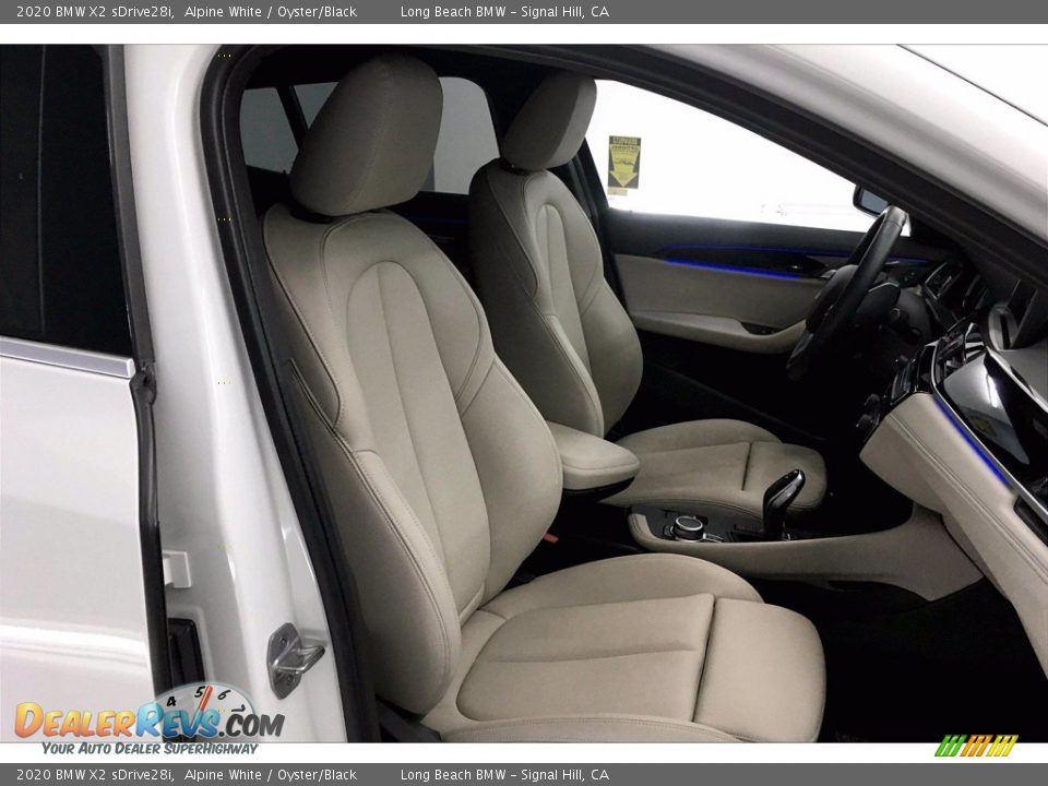 2020 BMW X2 sDrive28i Alpine White / Oyster/Black Photo #6
