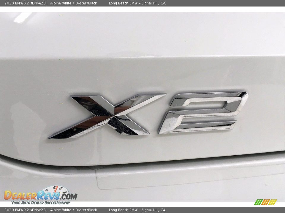 2020 BMW X2 sDrive28i Alpine White / Oyster/Black Photo #7