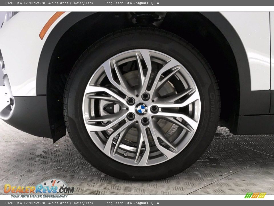2020 BMW X2 sDrive28i Alpine White / Oyster/Black Photo #8
