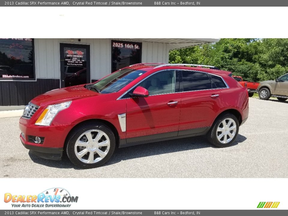 2013 Cadillac SRX Performance AWD Crystal Red Tintcoat / Shale/Brownstone Photo #1