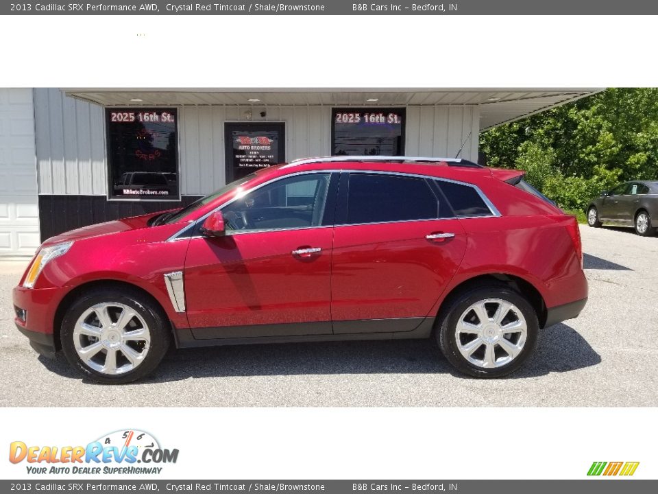 2013 Cadillac SRX Performance AWD Crystal Red Tintcoat / Shale/Brownstone Photo #2