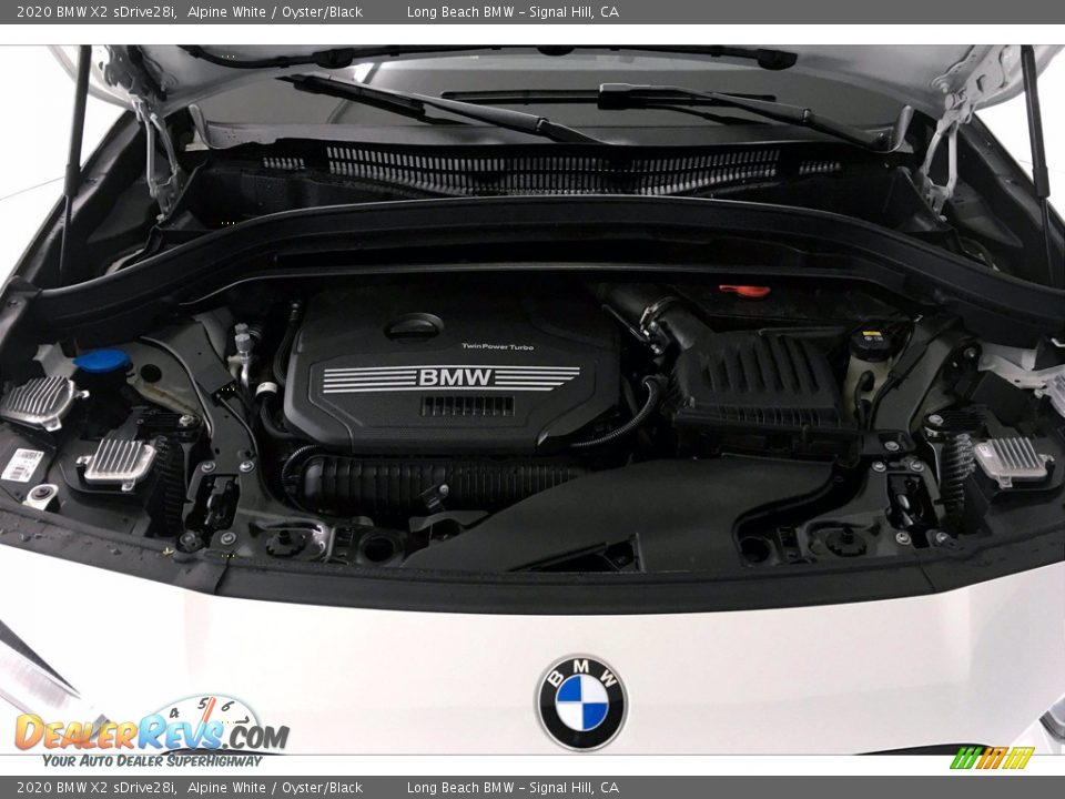 2020 BMW X2 sDrive28i Alpine White / Oyster/Black Photo #9