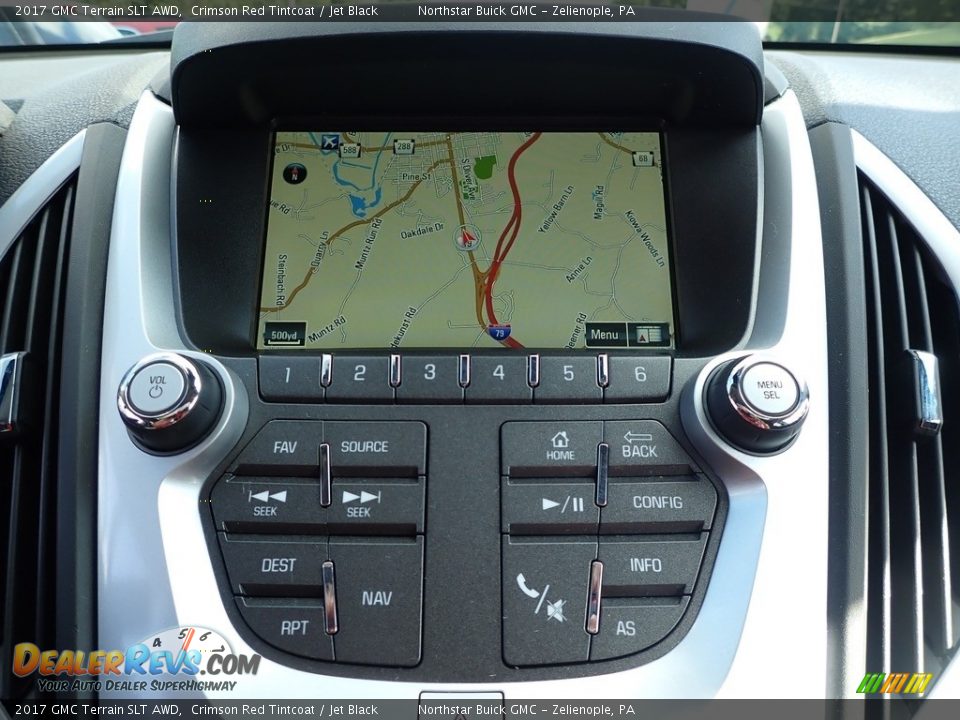 2017 GMC Terrain SLT AWD Crimson Red Tintcoat / Jet Black Photo #25
