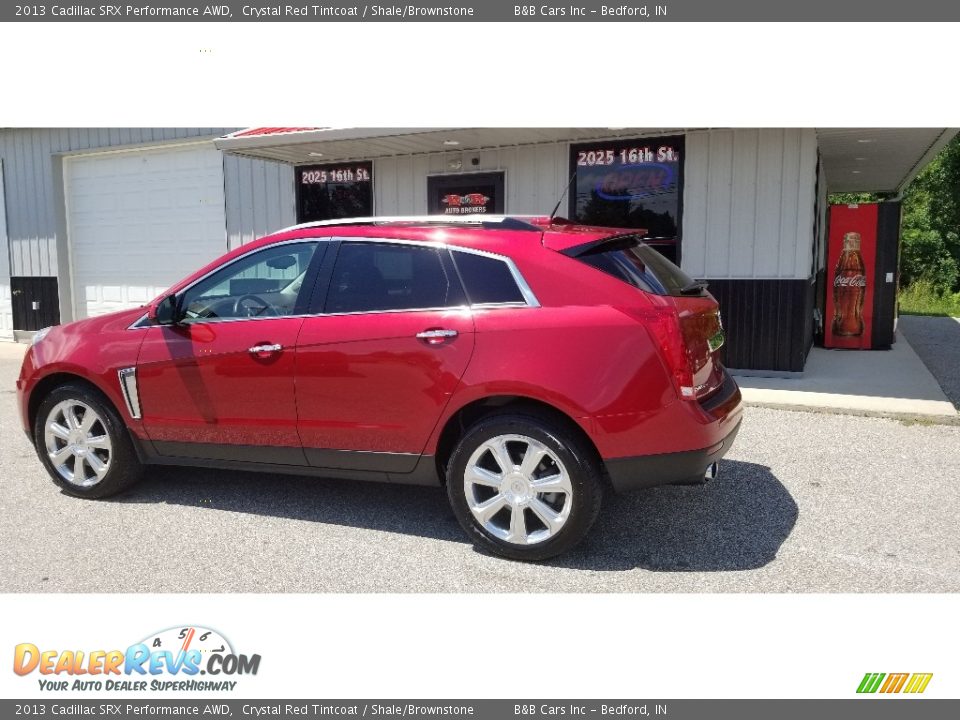 2013 Cadillac SRX Performance AWD Crystal Red Tintcoat / Shale/Brownstone Photo #3