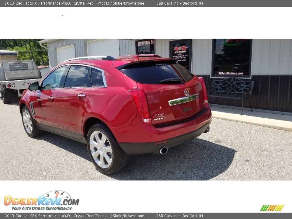 2013 Cadillac SRX Performance AWD Crystal Red Tintcoat / Shale/Brownstone Photo #4