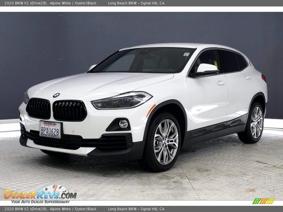 2020 BMW X2 sDrive28i Alpine White / Oyster/Black Photo #12