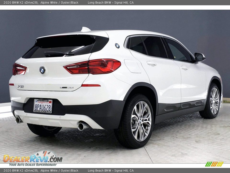 2020 BMW X2 sDrive28i Alpine White / Oyster/Black Photo #13
