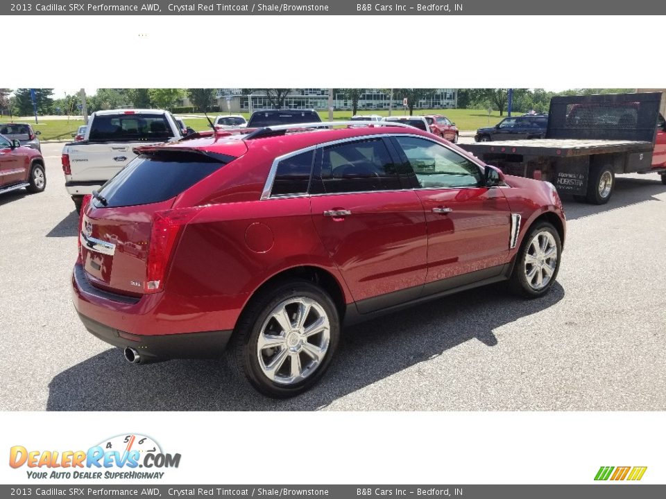 2013 Cadillac SRX Performance AWD Crystal Red Tintcoat / Shale/Brownstone Photo #7