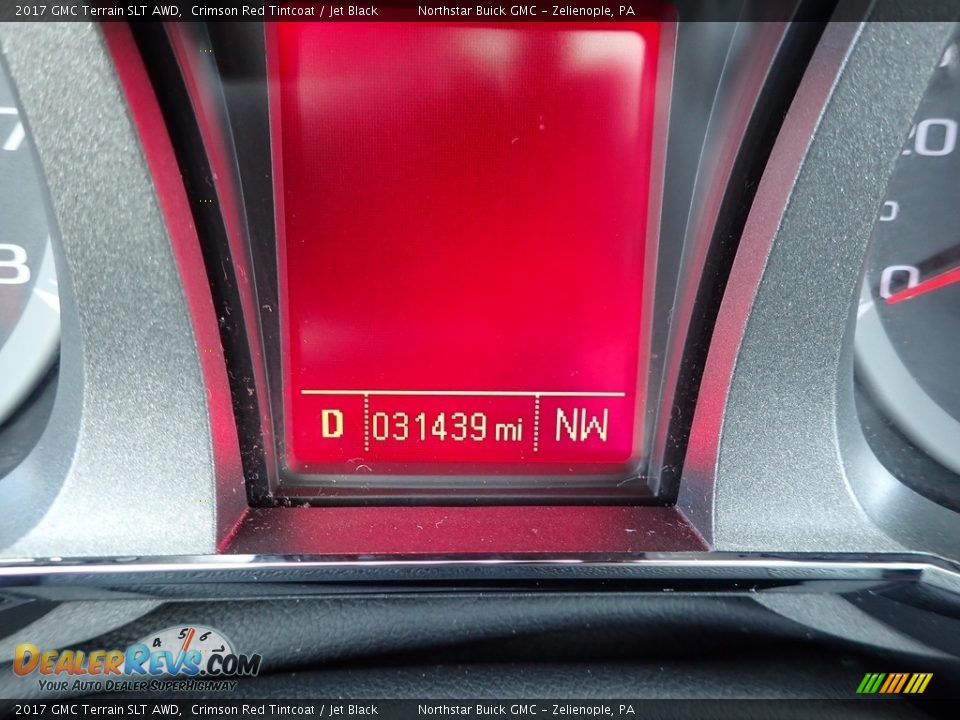 2017 GMC Terrain SLT AWD Crimson Red Tintcoat / Jet Black Photo #30