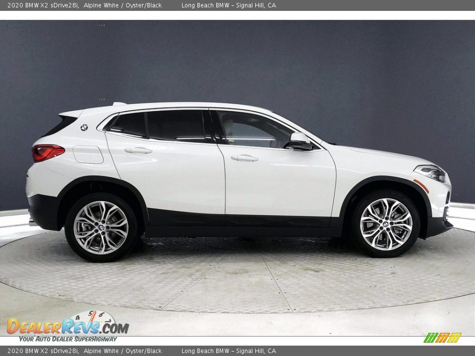 2020 BMW X2 sDrive28i Alpine White / Oyster/Black Photo #14