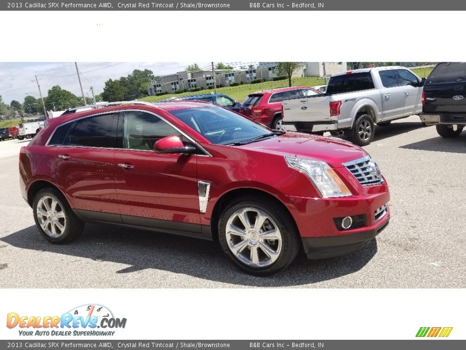 2013 Cadillac SRX Performance AWD Crystal Red Tintcoat / Shale/Brownstone Photo #8