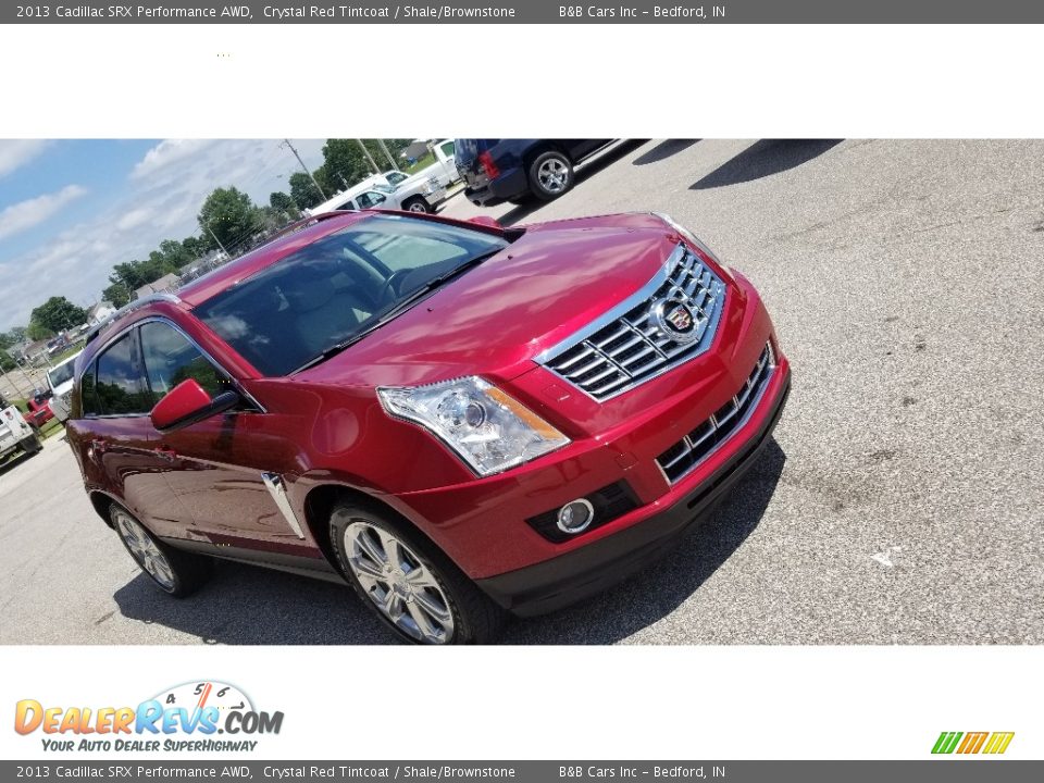 2013 Cadillac SRX Performance AWD Crystal Red Tintcoat / Shale/Brownstone Photo #9