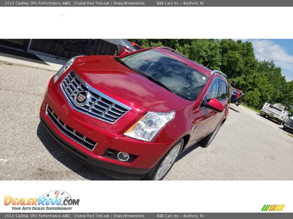 2013 Cadillac SRX Performance AWD Crystal Red Tintcoat / Shale/Brownstone Photo #10