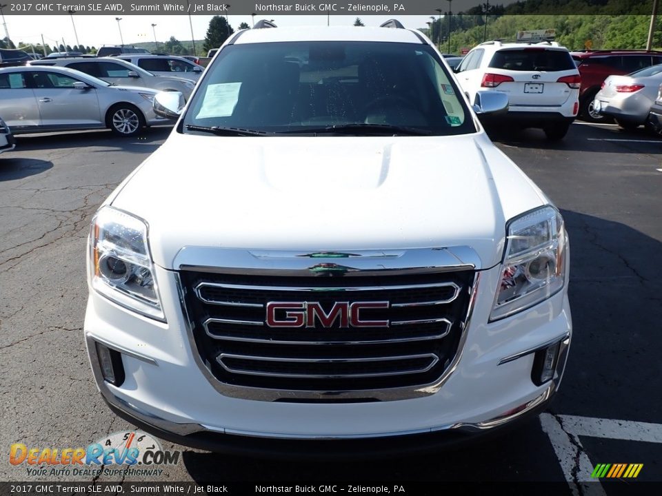 2017 GMC Terrain SLE AWD Summit White / Jet Black Photo #3