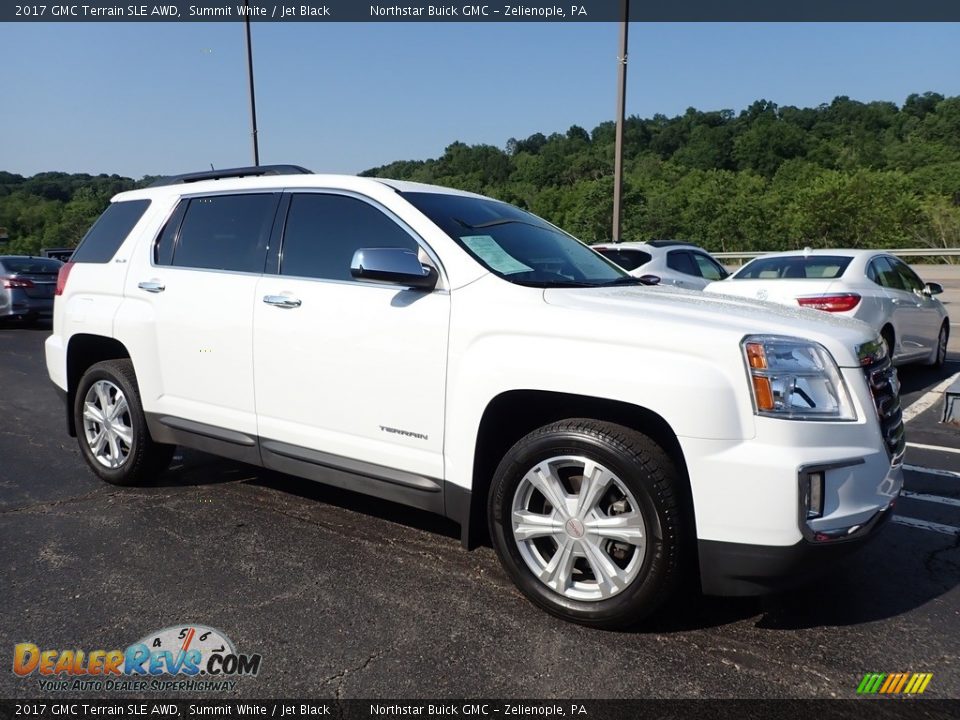 2017 GMC Terrain SLE AWD Summit White / Jet Black Photo #4