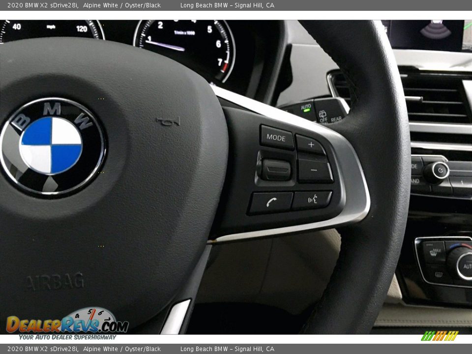 2020 BMW X2 sDrive28i Alpine White / Oyster/Black Photo #19