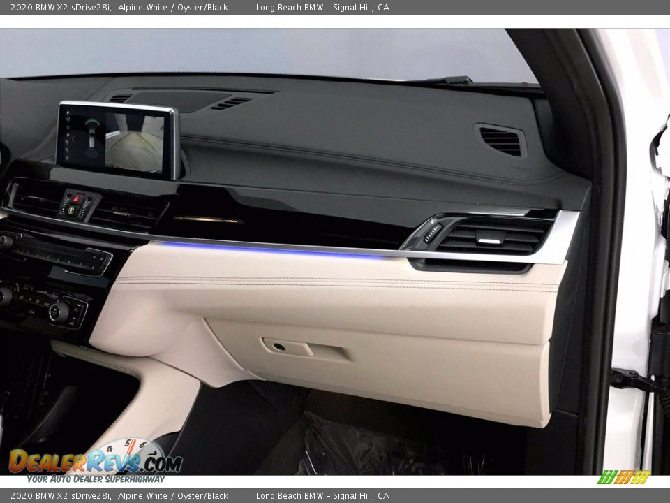 2020 BMW X2 sDrive28i Alpine White / Oyster/Black Photo #22