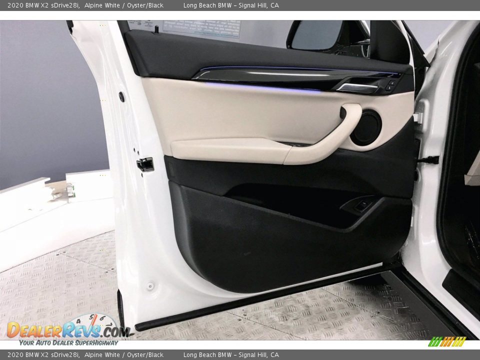 2020 BMW X2 sDrive28i Alpine White / Oyster/Black Photo #23
