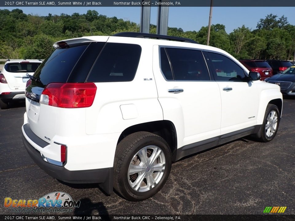 2017 GMC Terrain SLE AWD Summit White / Jet Black Photo #9