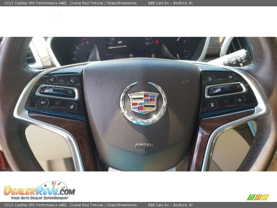 2013 Cadillac SRX Performance AWD Crystal Red Tintcoat / Shale/Brownstone Photo #19