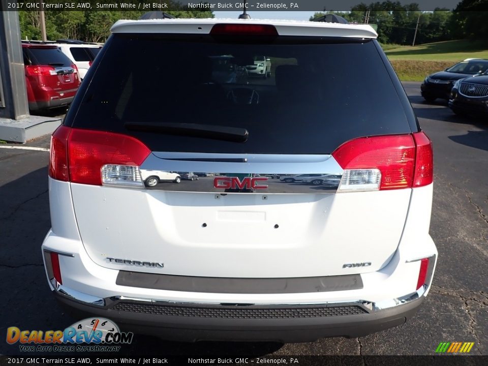 2017 GMC Terrain SLE AWD Summit White / Jet Black Photo #10