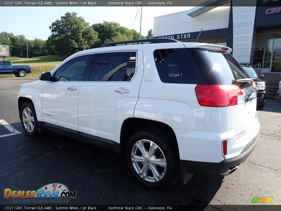 2017 GMC Terrain SLE AWD Summit White / Jet Black Photo #12