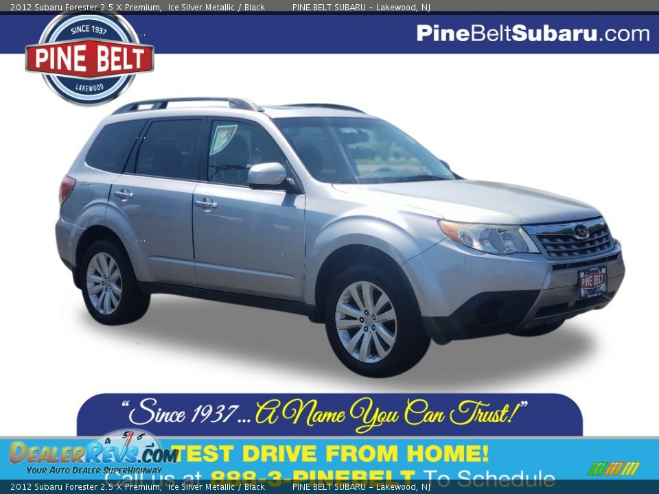 2012 Subaru Forester 2.5 X Premium Ice Silver Metallic / Black Photo #1