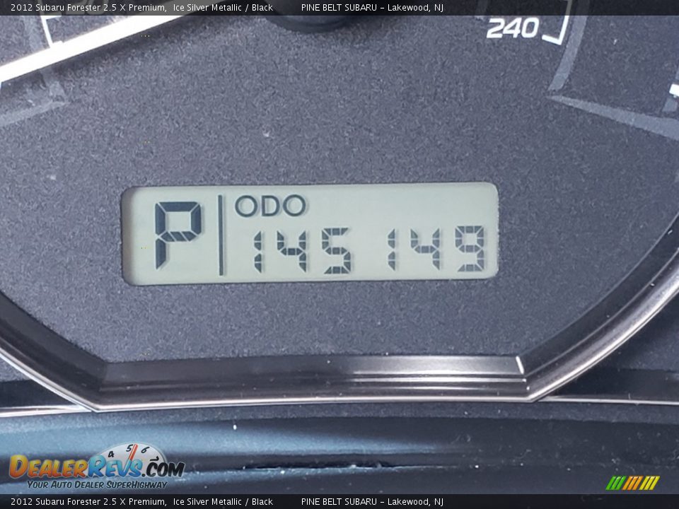 2012 Subaru Forester 2.5 X Premium Ice Silver Metallic / Black Photo #3