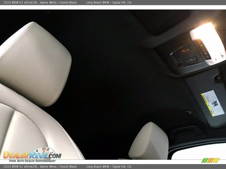 2020 BMW X2 sDrive28i Alpine White / Oyster/Black Photo #31
