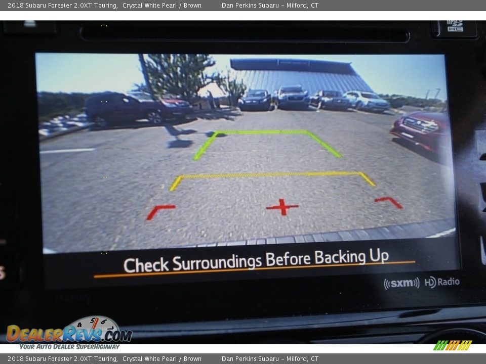 2018 Subaru Forester 2.0XT Touring Crystal White Pearl / Brown Photo #21