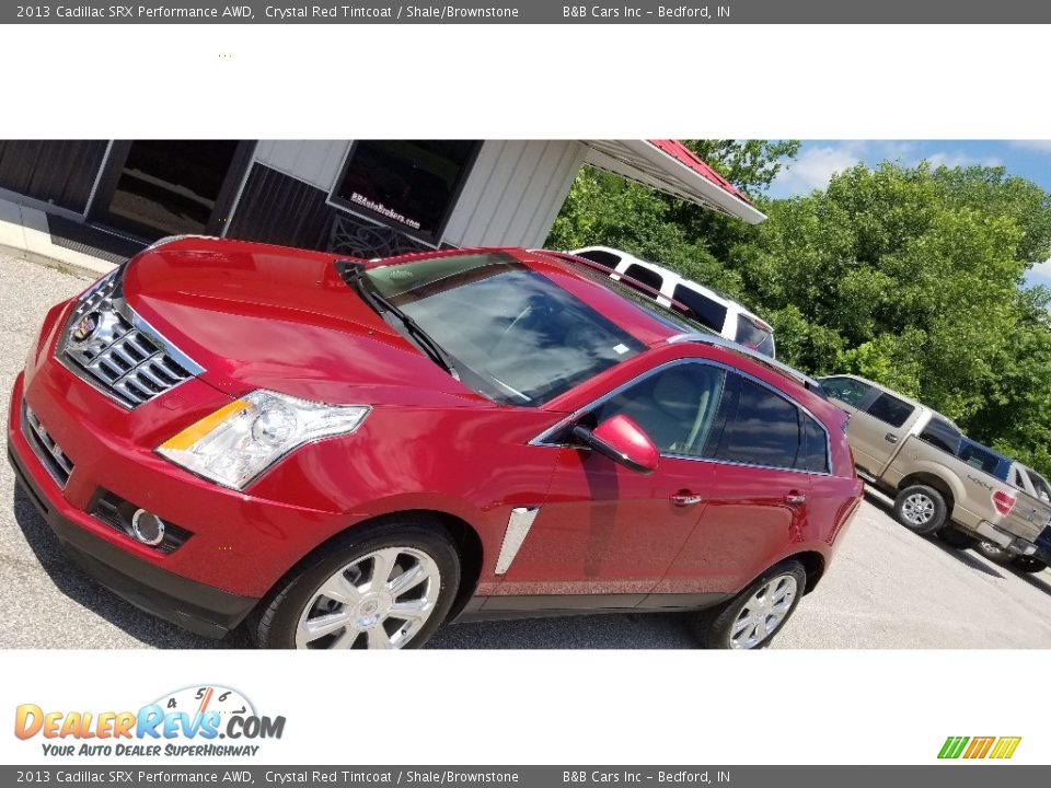 2013 Cadillac SRX Performance AWD Crystal Red Tintcoat / Shale/Brownstone Photo #29