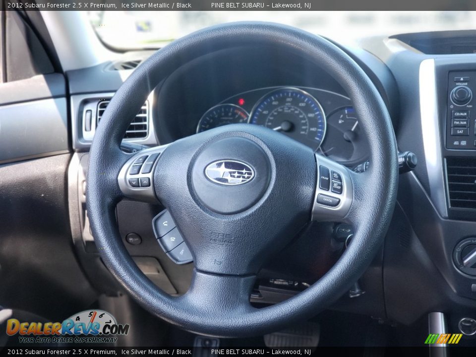 2012 Subaru Forester 2.5 X Premium Ice Silver Metallic / Black Photo #7