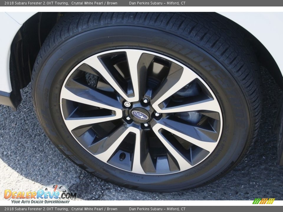 2018 Subaru Forester 2.0XT Touring Crystal White Pearl / Brown Photo #23
