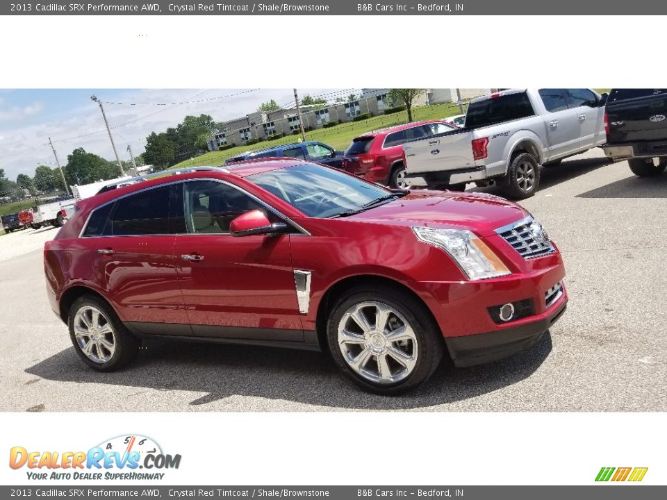 2013 Cadillac SRX Performance AWD Crystal Red Tintcoat / Shale/Brownstone Photo #31