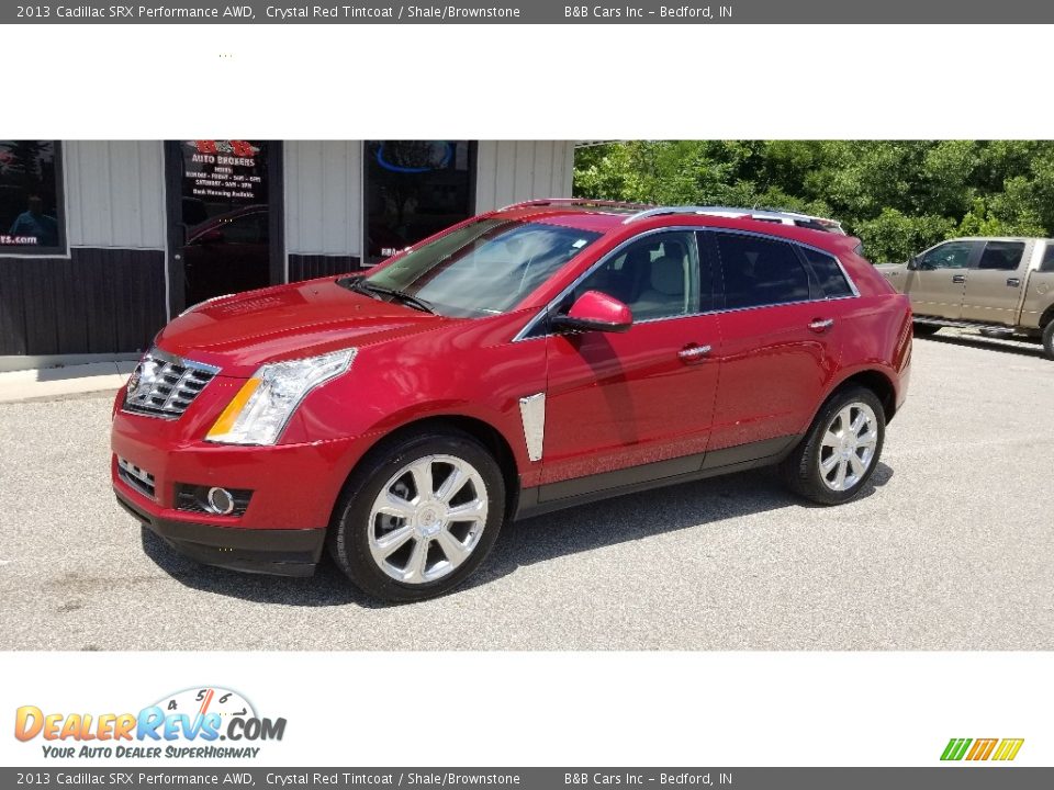 2013 Cadillac SRX Performance AWD Crystal Red Tintcoat / Shale/Brownstone Photo #32