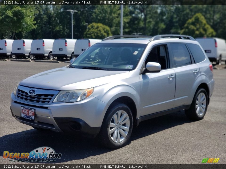 2012 Subaru Forester 2.5 X Premium Ice Silver Metallic / Black Photo #14