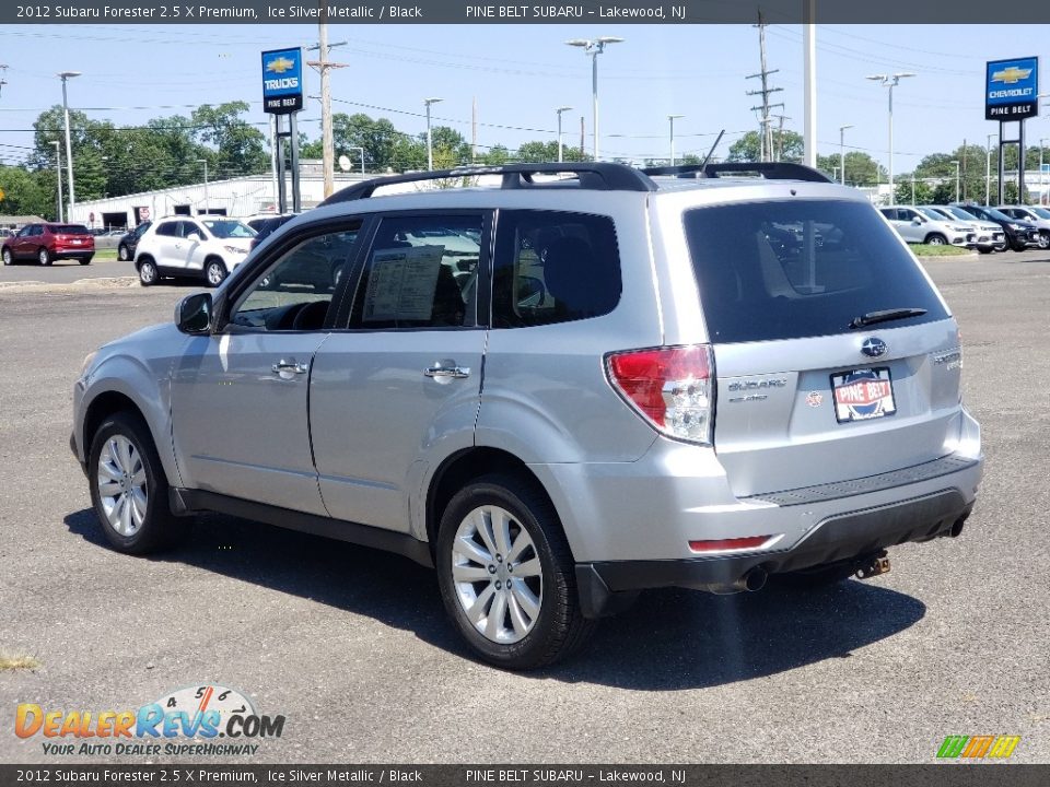 2012 Subaru Forester 2.5 X Premium Ice Silver Metallic / Black Photo #16