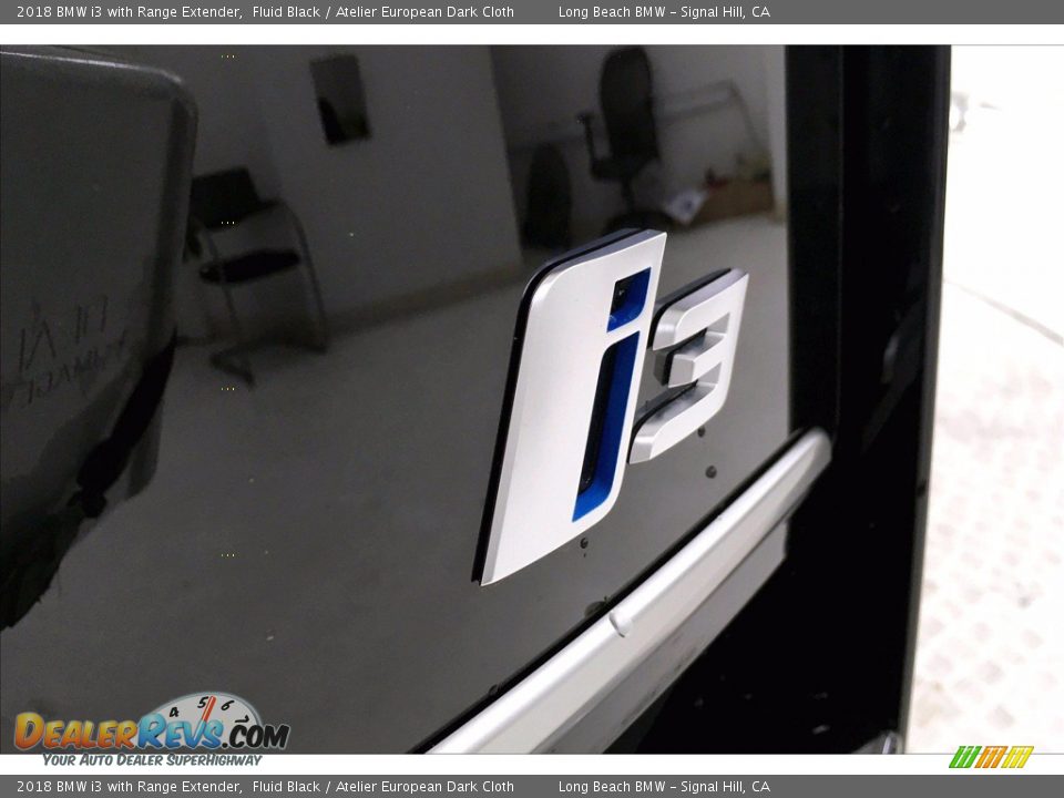 2018 BMW i3 with Range Extender Fluid Black / Atelier European Dark Cloth Photo #7