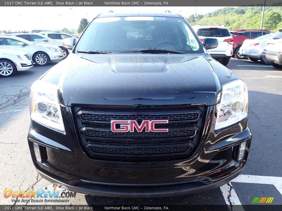 2017 GMC Terrain SLE AWD Onyx Black / Jet Black Photo #3