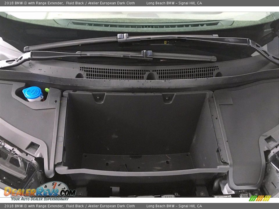 2018 BMW i3 with Range Extender Fluid Black / Atelier European Dark Cloth Photo #9